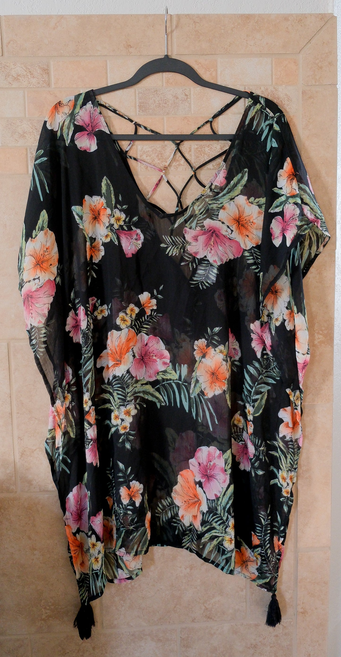 Beach Coverup - Lightweight Gauze - Size XL