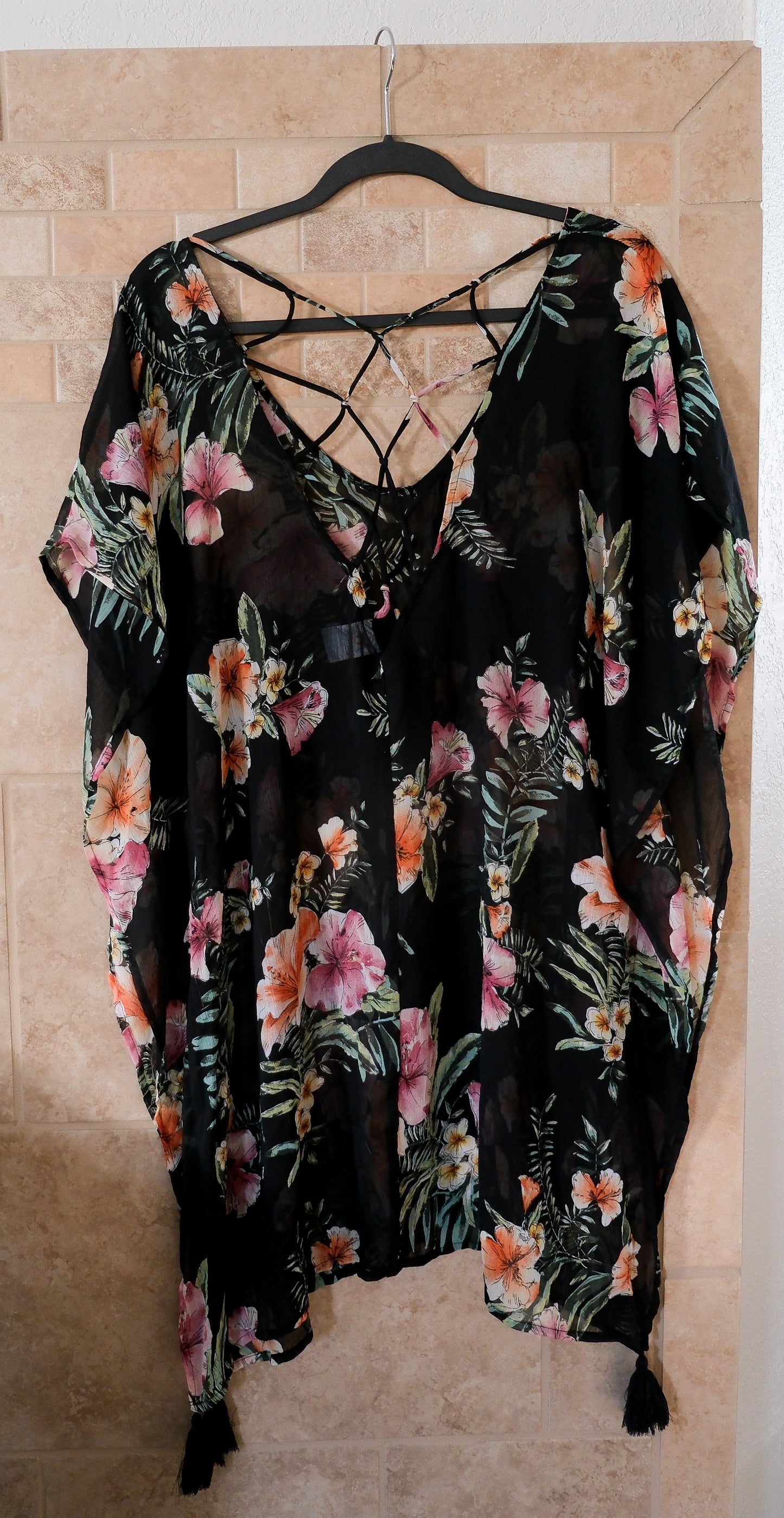 Beach Coverup - Lightweight Gauze - Size XL