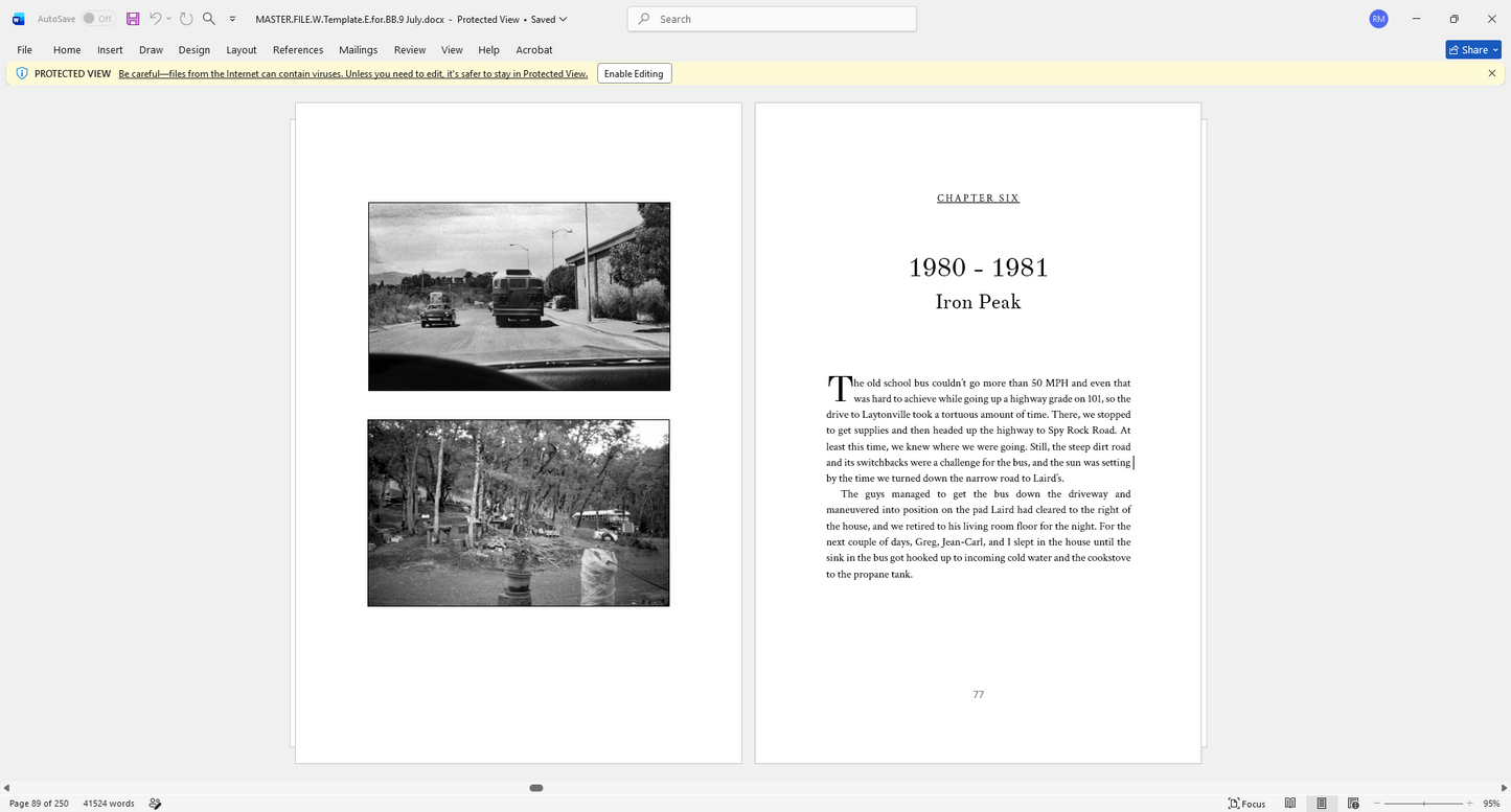 SIGNED copy of "And THEN What Happened? A Photographic Memoir: 1974 - 2003" (The Sequel to "Dancing with the Dead")